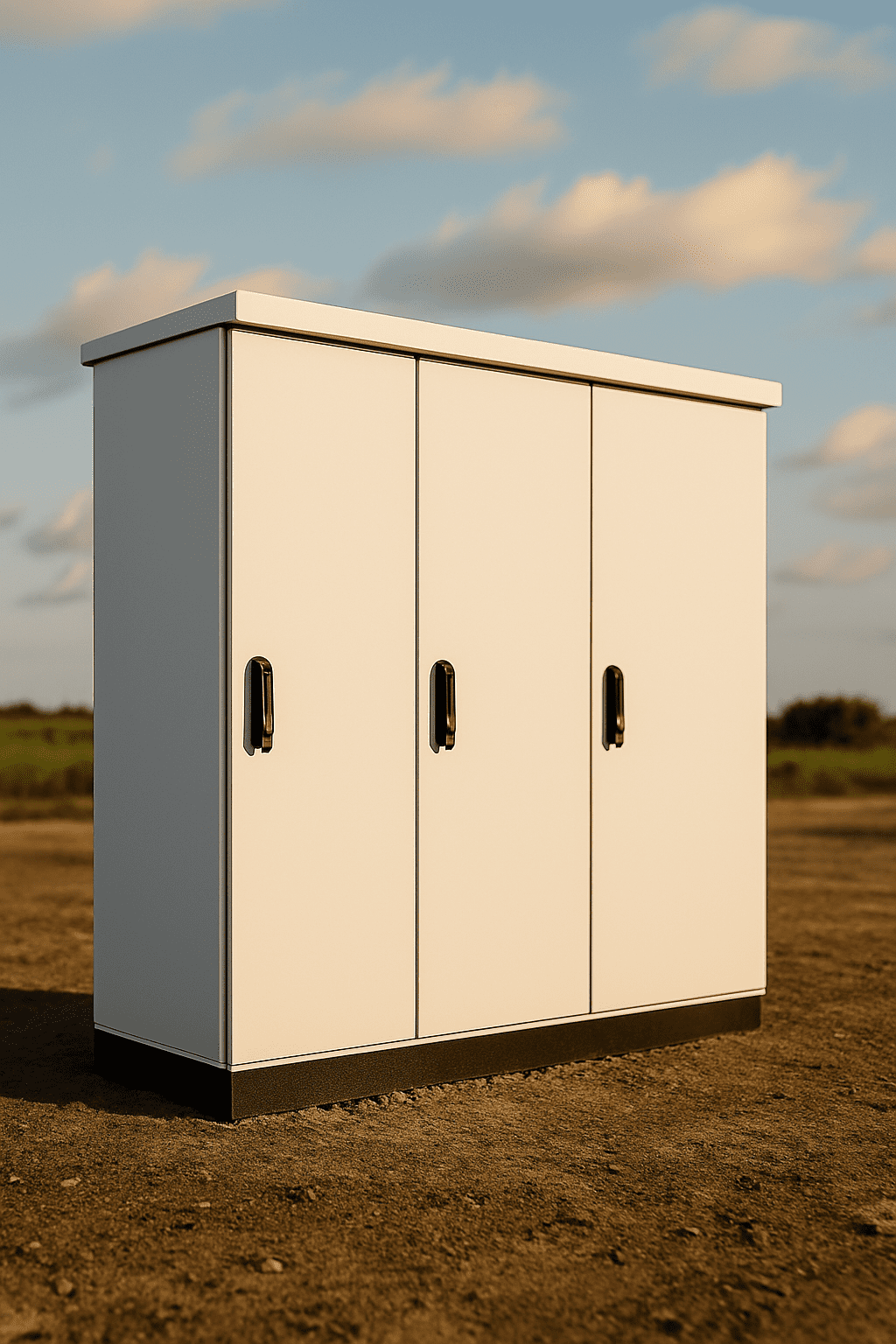Összeszerelt anyagokkal ellátott panel